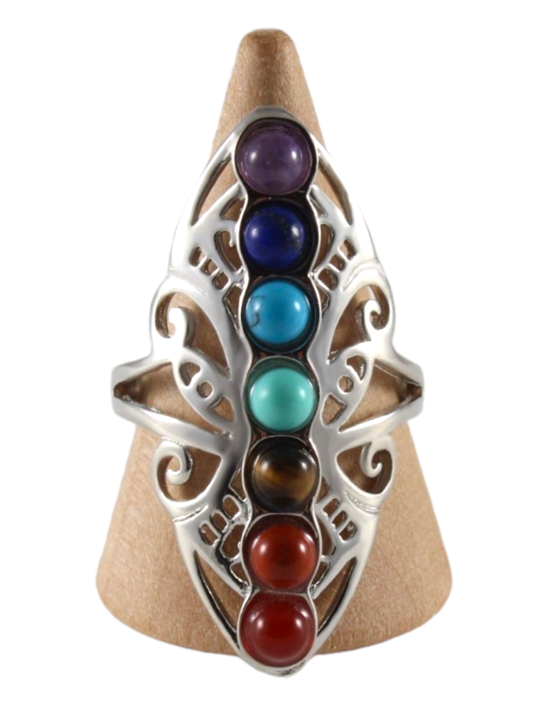 7 chakras ring 27