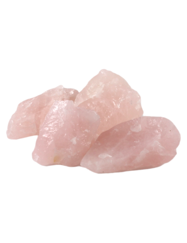 Raw rose quartz stone 3-4 cm