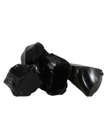 Obsidiana negra pedra bruta 4-5 cm