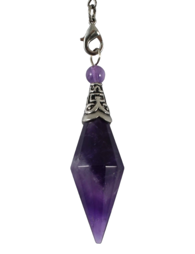 Amethyst Diamant Pendel