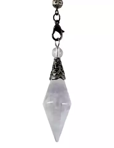 Rock crystal diamond pendulum