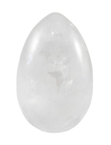 Uovo di Yoni di cristallo di roccia