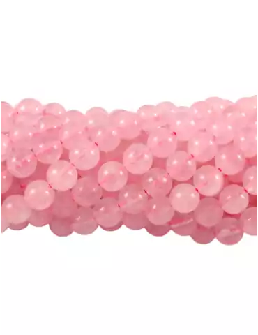 Fil Quartz rose perles A