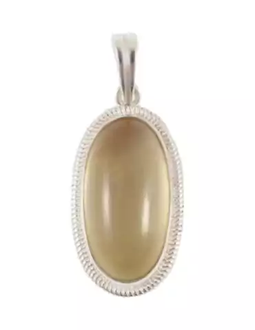 925 Silver Pendant with 1 Citrine