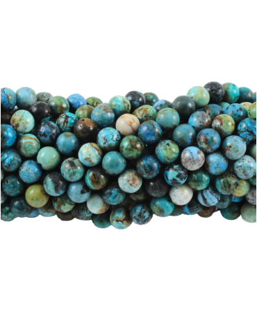  Blue Opal thread beads A