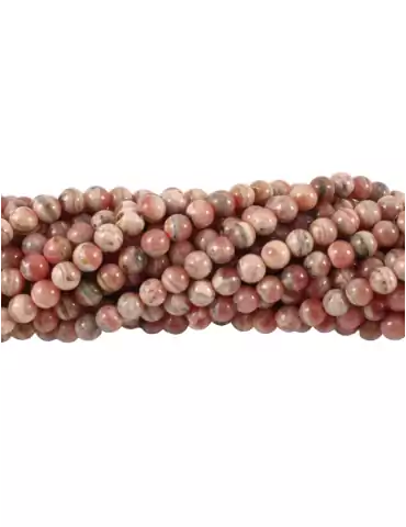 AA Rhodochrosite bead thread