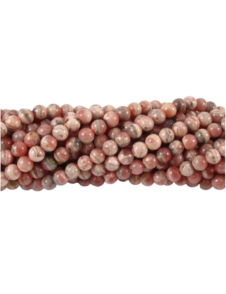 AA Rhodochrosite bead thread