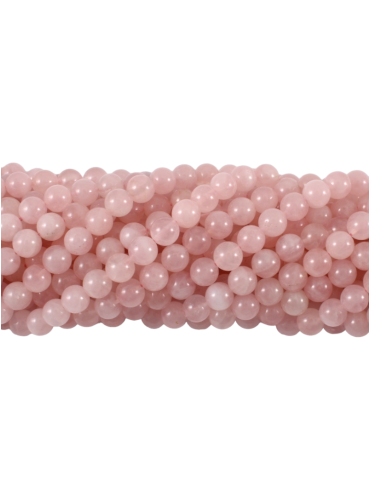 Filo Quarzo rosa perle AA