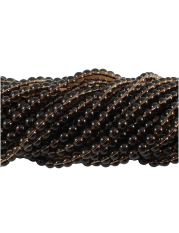 Smoky quartz bead thread AA