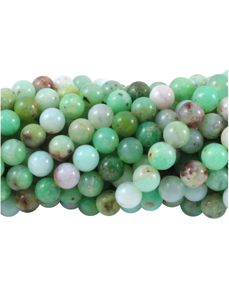 AA Chrysoprase thread beads