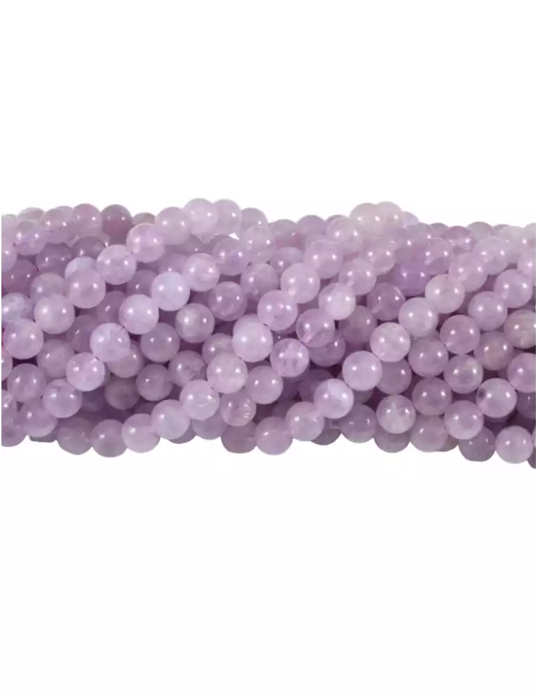 Lavender Amethyst Thread Beads A