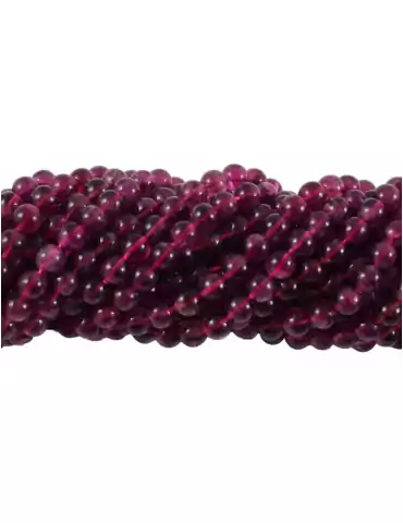 Violet fluorite bead wire A