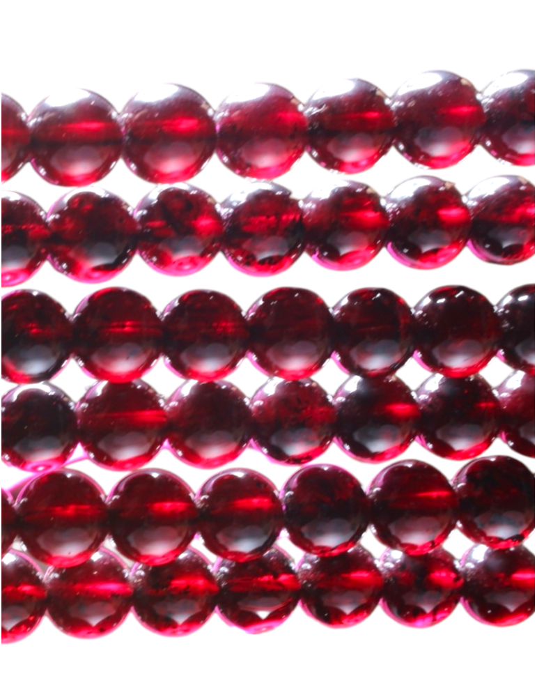 Garnet thread AA beads