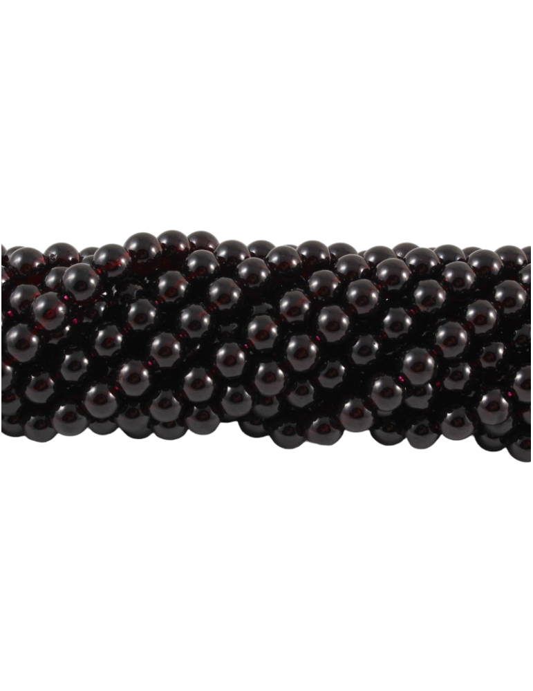 Garnet thread AA beads