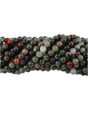 Heliotrope jasper bead thread A