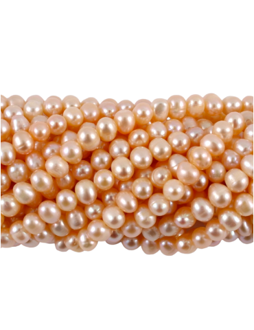 AA Pink Cultured Pearl Thread