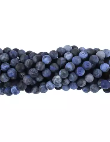 Fil sodalite opaco perle A