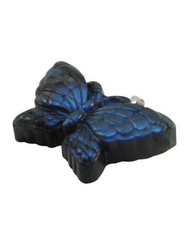 XL AA Labradorite Butterfly Pendant