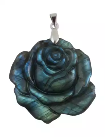 AA Labradorite Flower Pendant