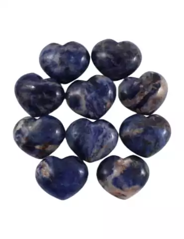 Lotto cuore 3 cm Sodalite