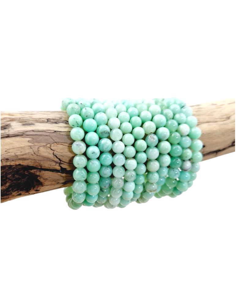 AAA Chrysoprase Bead Bracelet