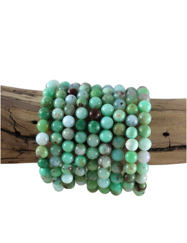 Chrysopraas kralenarmband AA