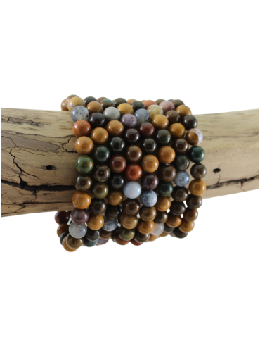 Ocean jasper bracelet beads A