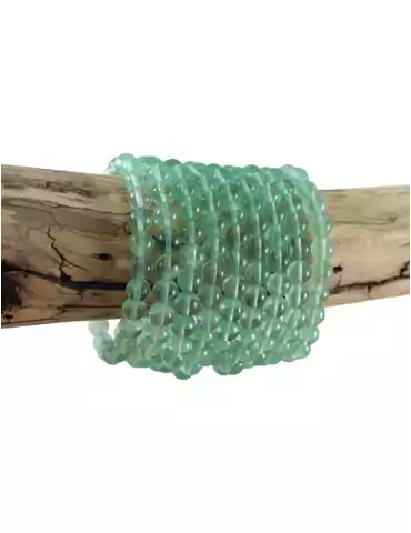 Green fluorite AA bead bracelet