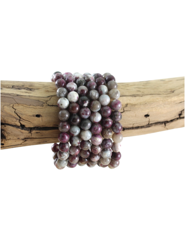 Pink tourmaline bracelet