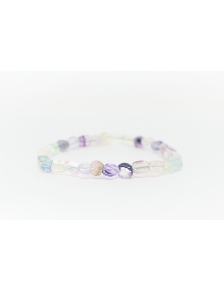 Fluoriet armband met kleine kiezelstenen