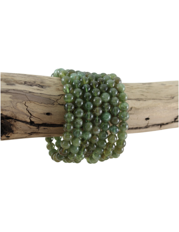 Green Apatite Bead Bracelet