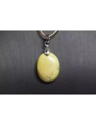 Lizardite Pendant