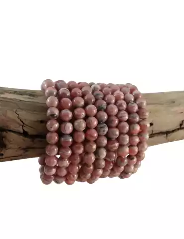 AA Rhodochrosite Bead Bracelet