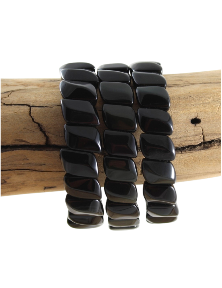 Bracelet Obsidienne oeil céleste S