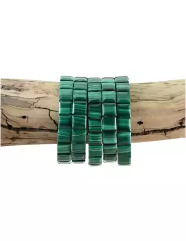 Bracelet malachite carré