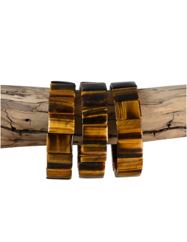 Rectangle tiger eye bracelet