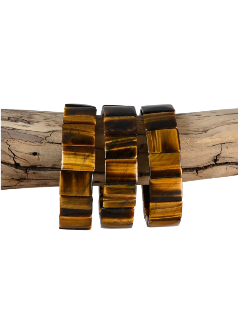 Rectangle tiger eye bracelet