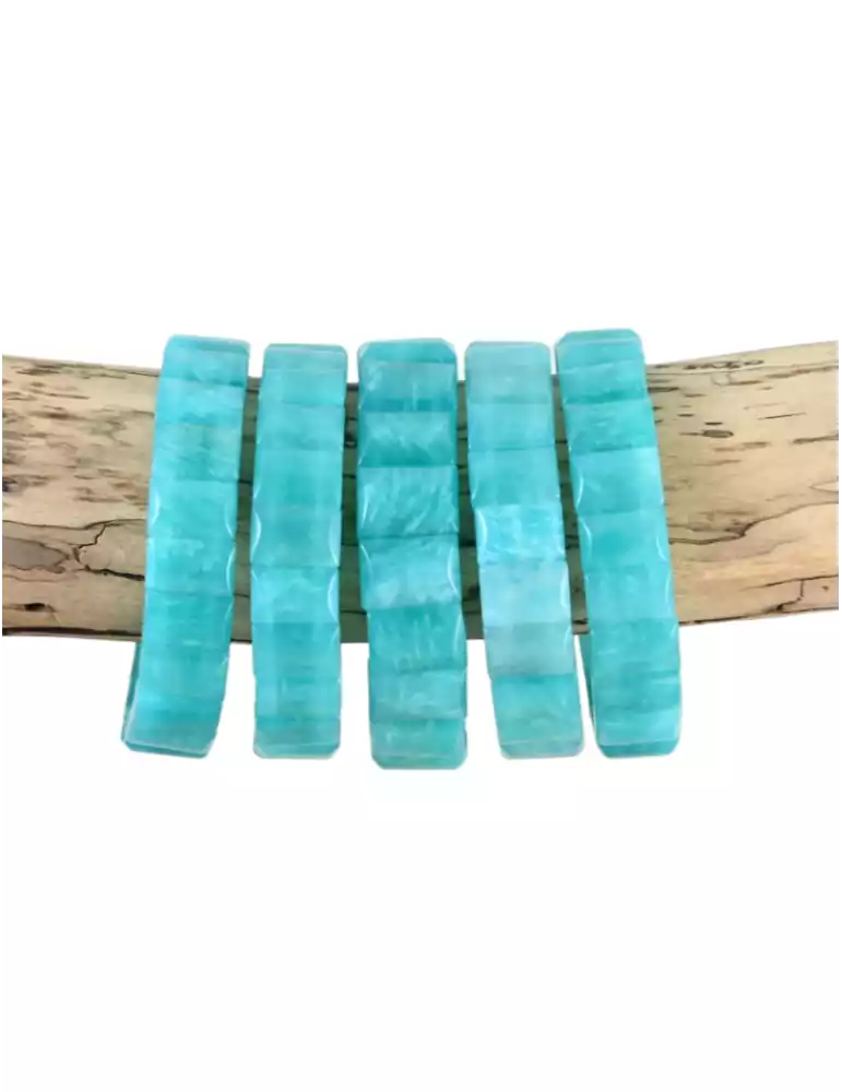 Bracelet amazonite rectangle