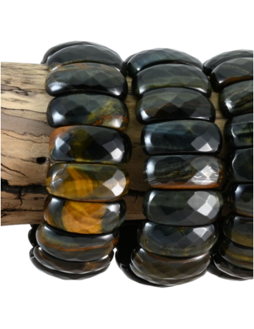 Brazalete XL facetas ojo de halcón