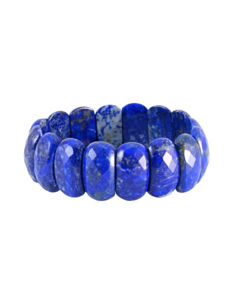 XL facets lapis lazuli AA bracelet