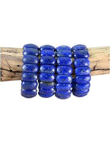 XL facets lapis lazuli AA bracelet
