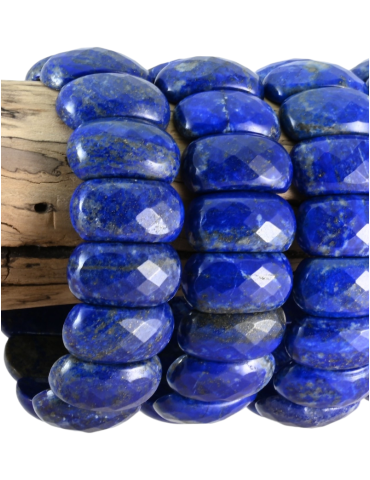 XL facets lapis lazuli AA bracelet