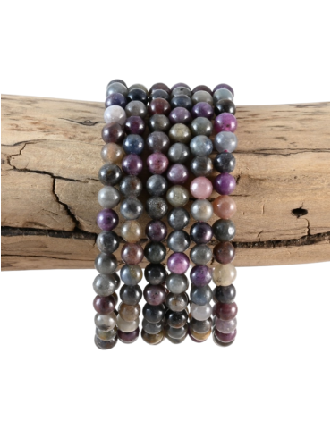  braccialetto di zaffiri e rubini perle A