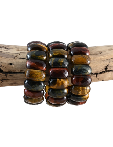 Bracciale XL sfaccettature 3 occhi