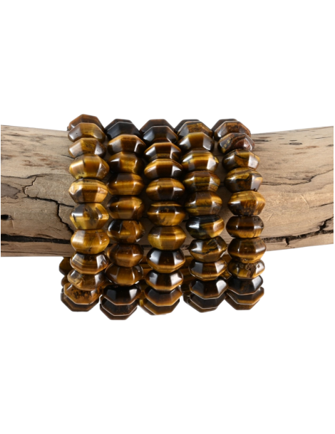 Bracciale occhio di tigre quarti AA