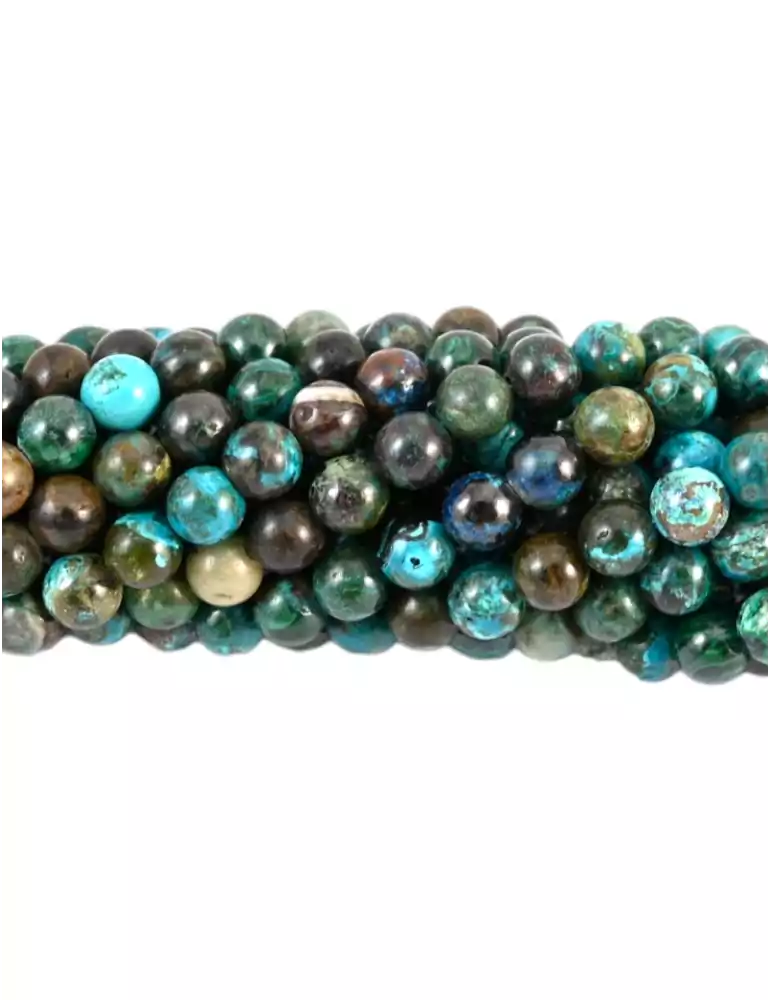 Fil Chrysocolle perles AA