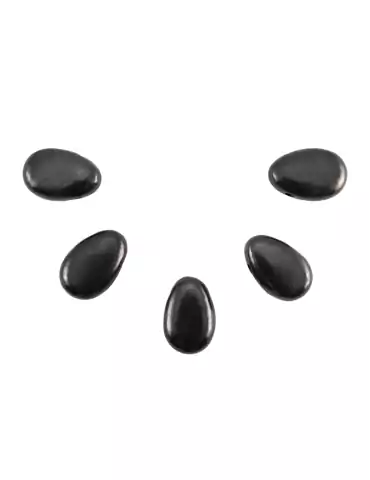 Pendentifs percés travers Shungite lot x5 AA