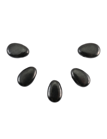 Pierced Shungite pendants lot x5 AA