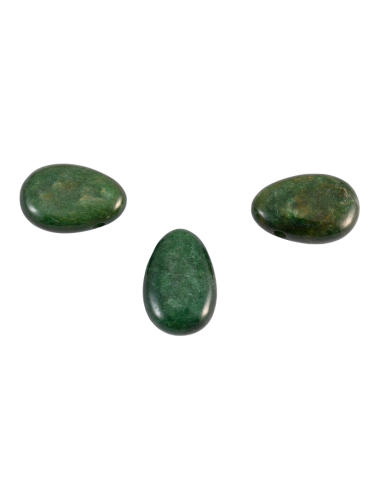 Pingentes perfurados através de Fuchsite lote x3 AA