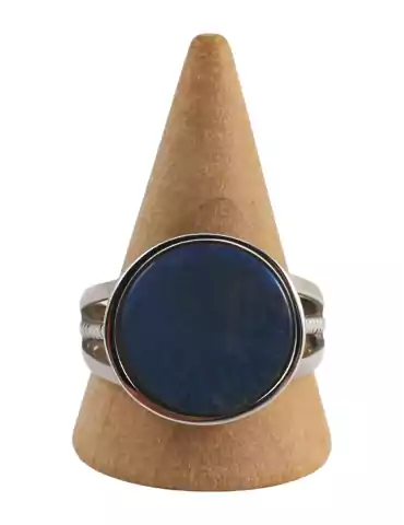 Bague argent homme 6 labradorite